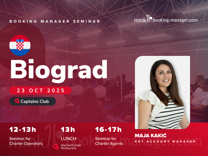 Booking Manager Seminars in Biograd 2025